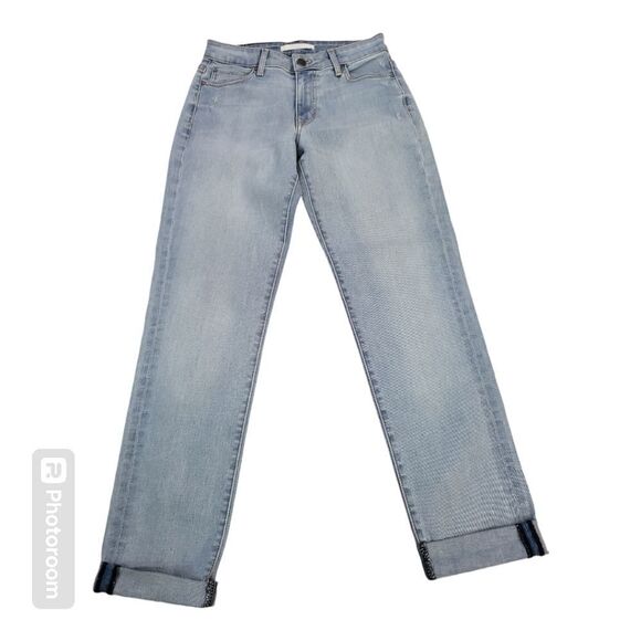 Fidelity by anthropology distressed AXL girlfriend jean - Picture 1 of 9